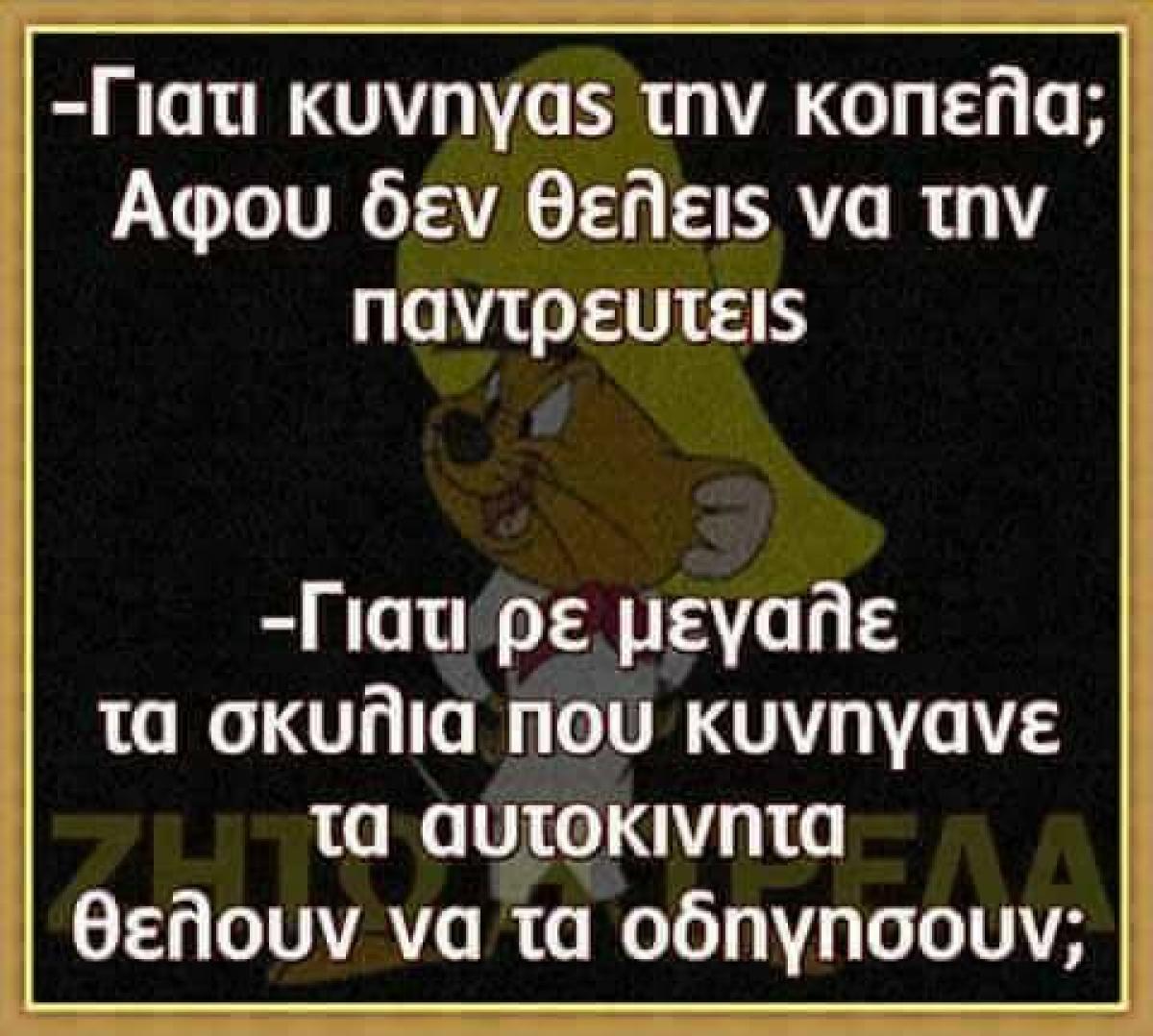 Γιατί κυνηγάς την κοπέλα ;